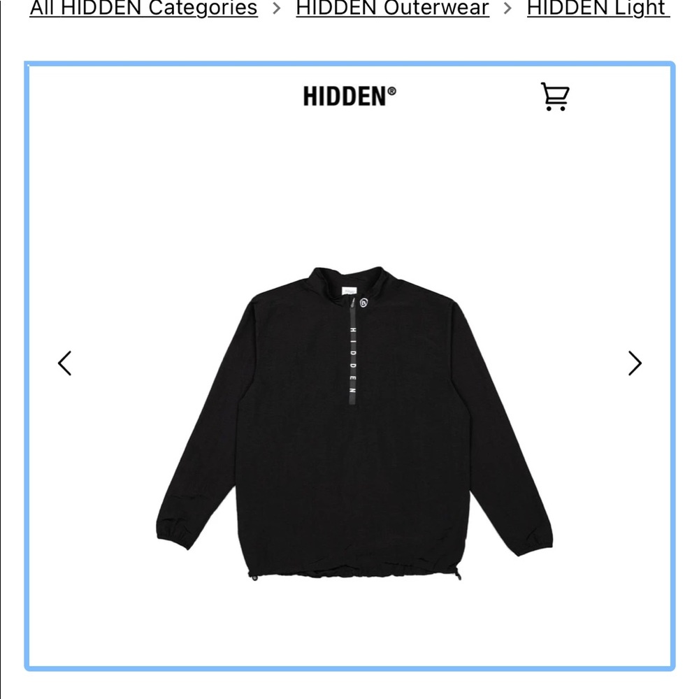 hidden ny 1/4 zip up